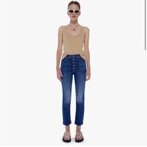 MOTHER DENIM-The Pixie Rider Ankle